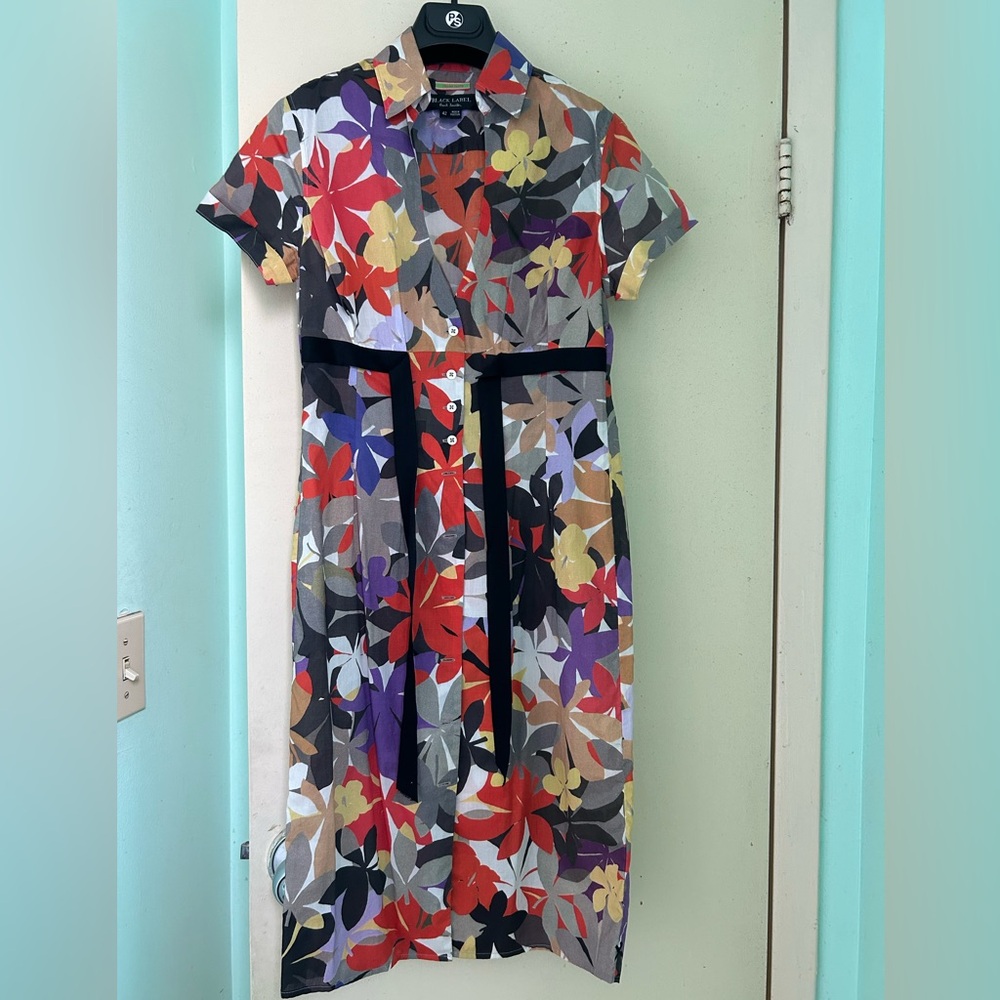 Paul Smith Black label floral print shirt dress